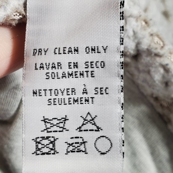 Thread + Supply Quarter Zip Fleece Pullover Ivory Size Small - Picture 9 of 11